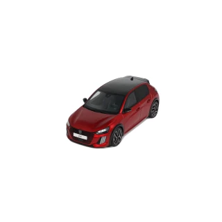 Peugeot 208 GT Hybrid Red Elixir 2024 OttO mobile 1:18 Resinemodell (Türen, Motorhaube... nicht zu öffnen!)